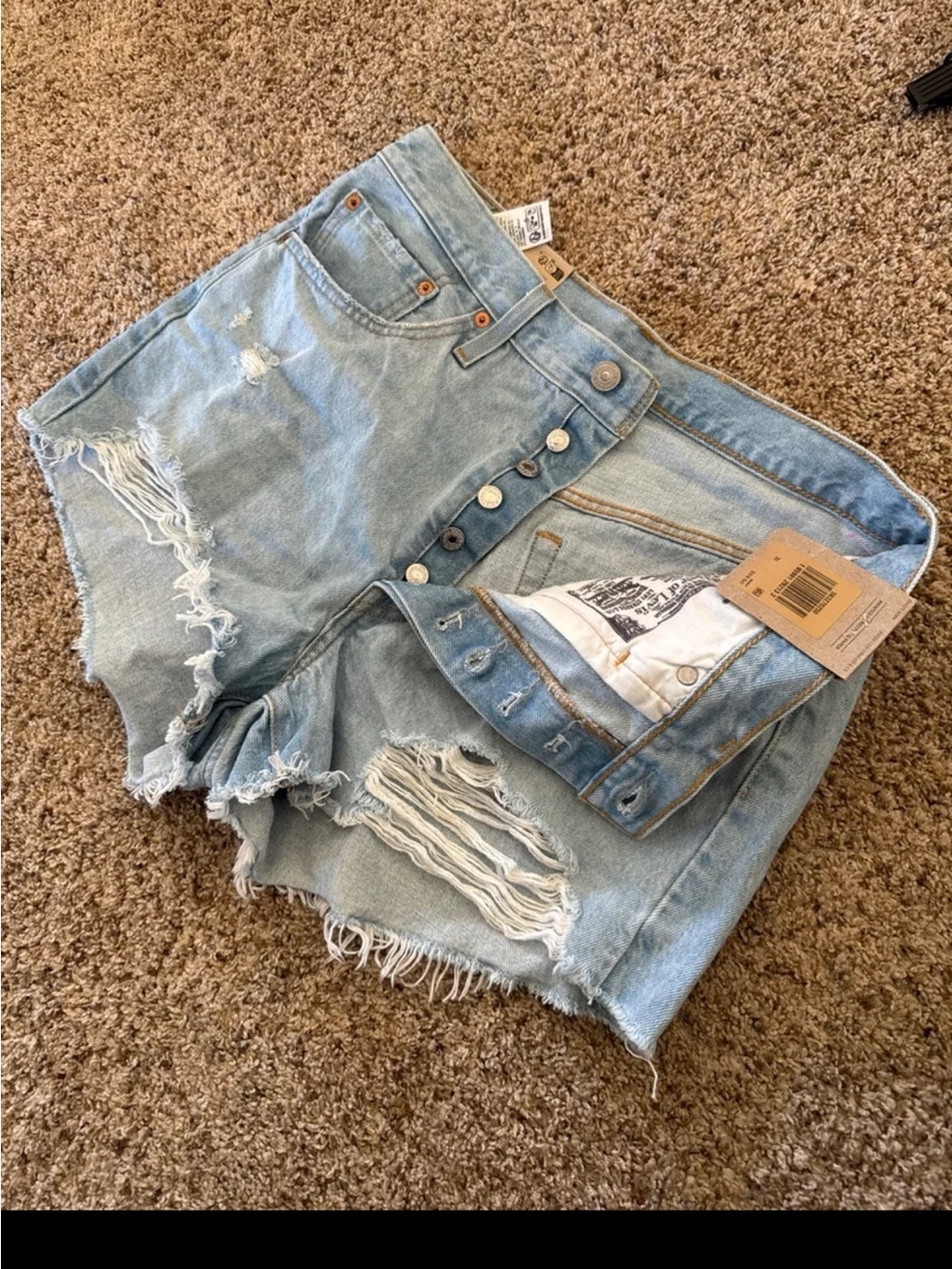 NWT Levi’s 501 Original Short in Athens Mid Short size 31 - Picture 10 of 12